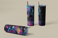 20oz Zodiac Skinny Tumbler Insulated Stainless Steel โ Astrology Gift Cup, - East Coast Gifts