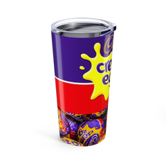 Cadburys Creme Egg Inspired 20 oz, Stainless Steel Tumbler, Hot or Cold
