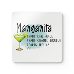Drink Coaster Bar Kitchen cocktail recipe single or complete set of 16