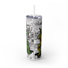 Teenage Mutant Ninja Turtles 20oz Tumbler – Full Team Comic Wrap Cup – UK Stock