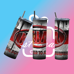 Custom KIA 20oz Tumbler Travel Coffee Mug straw Truck Car Enthusiasts
