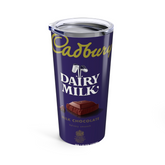 Cadbury Chocolate Inspired 20oz Travel Coffee tumbler Mug with straw