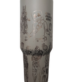 40oz Fortnite-Inspired Engraved Tumbler – Stainless Steel Travel Mug with Handle