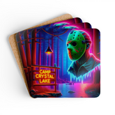 Set of 4 Halloween Coasters Gift Set Halloween Coasters Spooky Coaster Gift Set