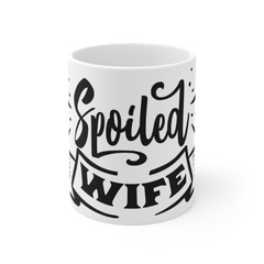 11oz Ceramic Coffee Mugs Couples Set – Spoiled Wife & Broke Husband