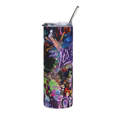 Disney Villains Tumbler 20oz – Ursula Maleficent Evil Queen It’s Magic Cup Gif