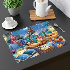 Placemat Easy Wipe Clean MDF Table Place Mat For Kids Children Boys and Girls