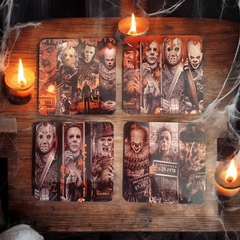 Halloween Horror Movie coaster set of 4