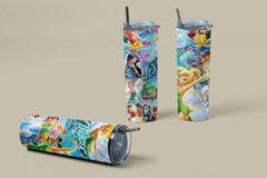 Tinker Bell 20oz Skinny Tumbler - Fairies Magic Cup for Girls & Fans Gift