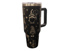 Personalised 40oz Christmas Gonk Tumbler – Stanley-Style Engraved Reusable Mug
