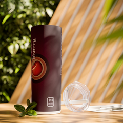 Cola Dr Pepper Fanta Sprite Fizzy Drinks 20oz Skinny Travel Tumbler With Lid