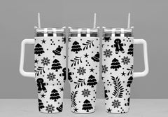 Gingerbread & Trees 40oz Tumbler