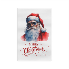 Cool Santa Christmas Towel – Hip Holiday Kitchen Decor