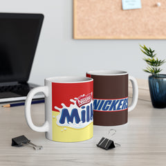 Milky bar meets Snickers Coffee Mug
