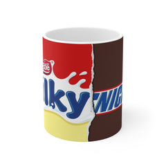 Milky bar meets Snickers Coffee Mug