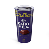 Cadbury Chocolate Inspired 20oz Travel Coffee tumbler Mug with straw - East Coast Gifts
