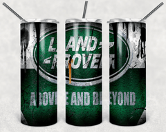 Custom Land Rover20oz Tumbler Travel Coffee Mug straw Truck Car Enthusiasts - East Coast Gifts