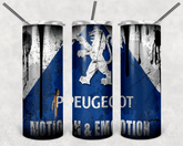 Custom Peugeot 20oz Tumbler Travel Coffee Mug with straw - East Coast Gifts