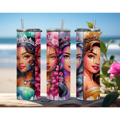 Disney Princess 20oz Stainless Steel Insulated Hot Cold Travel Coffee Tumbler - East Coast Gifts