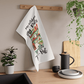 Funny Kitchen Towel – My Kitchen My Rules Tonight It's Take - Out - East Coast Gifts