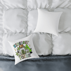 Midnight Toker Throw Pillow – 40x40cm Cannabis - Inspired Cushion - East Coast Gifts