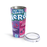 Nerds Inspired 20oz Travel Coffee tumbler Mug with straw - East Coast Gifts