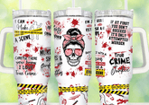 True Crime Lover 40 oz Stainless Steel Insulated Hot Cold Tumbler - East Coast Gifts