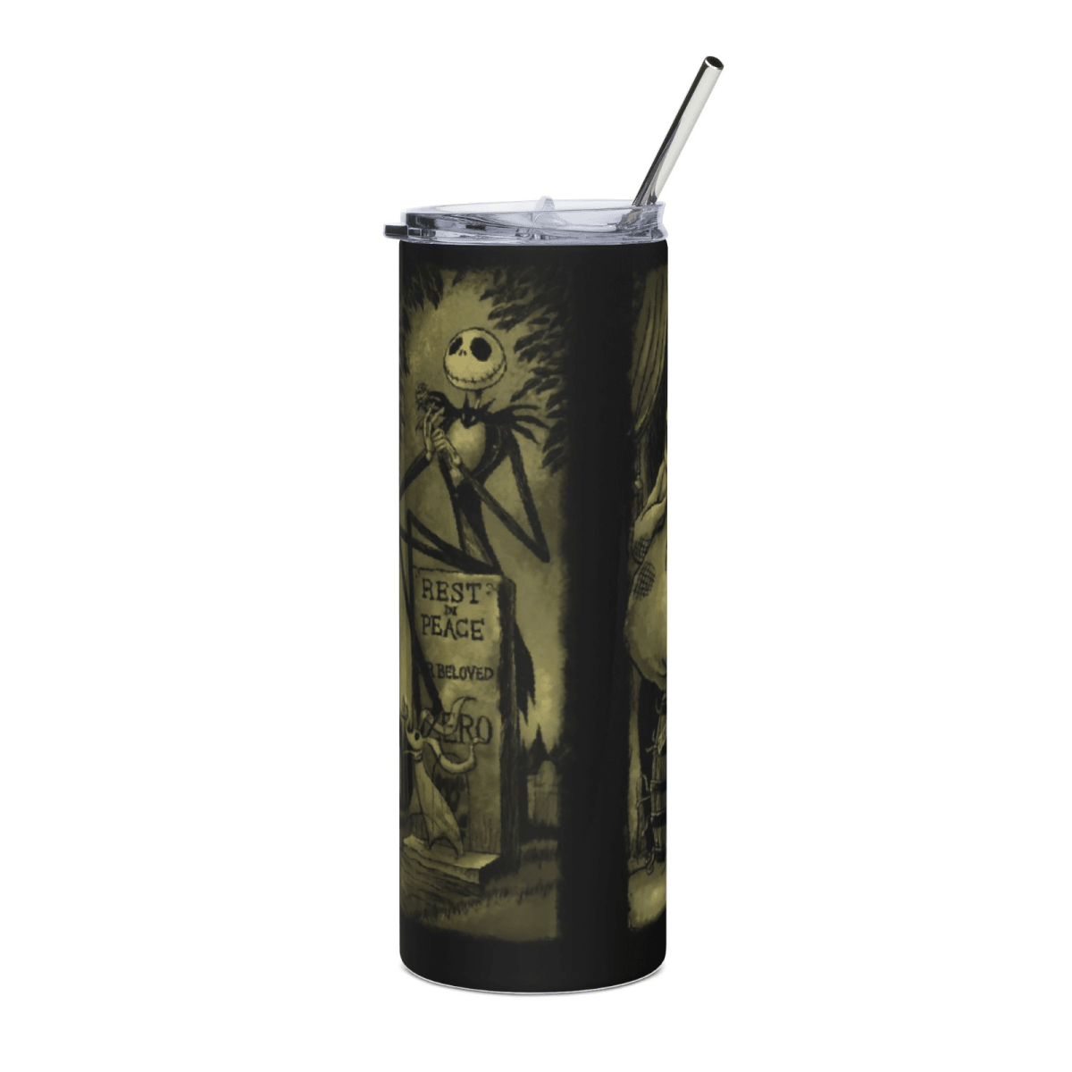 20oz Nightmare Before Christmas Gothic Tumbler – Jack Skellington & Oogie Mug - East Coast Gifts