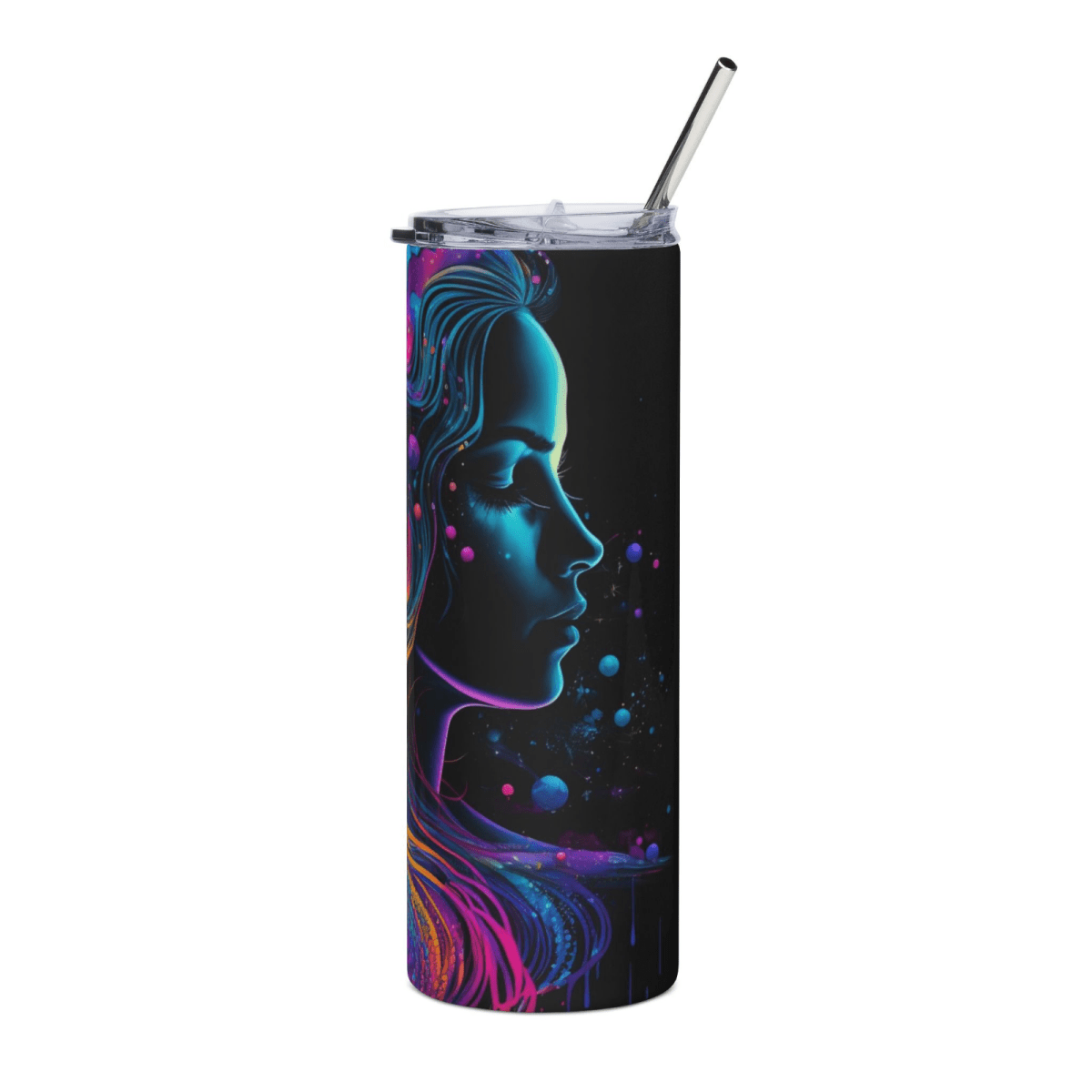 20oz Zodiac Skinny Tumbler Insulated Stainless Steel – Astrology Gift Cup, - East Coast Gifts