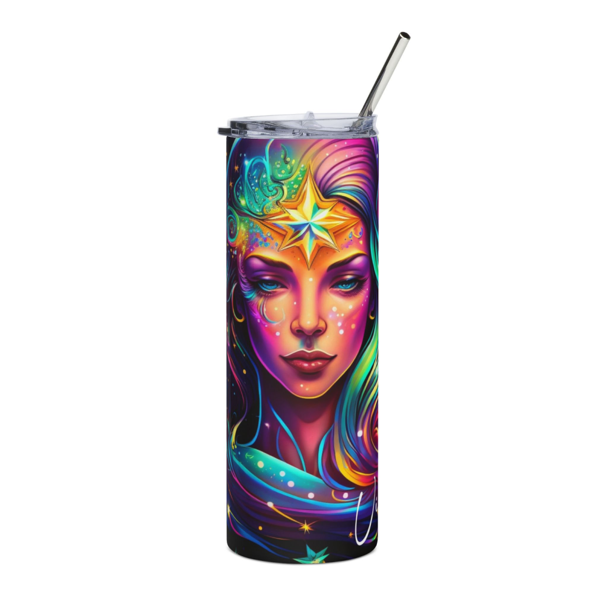 20oz Zodiac Skinny Tumbler Insulated Stainless Steel – Astrology Gift Cup, - East Coast Gifts