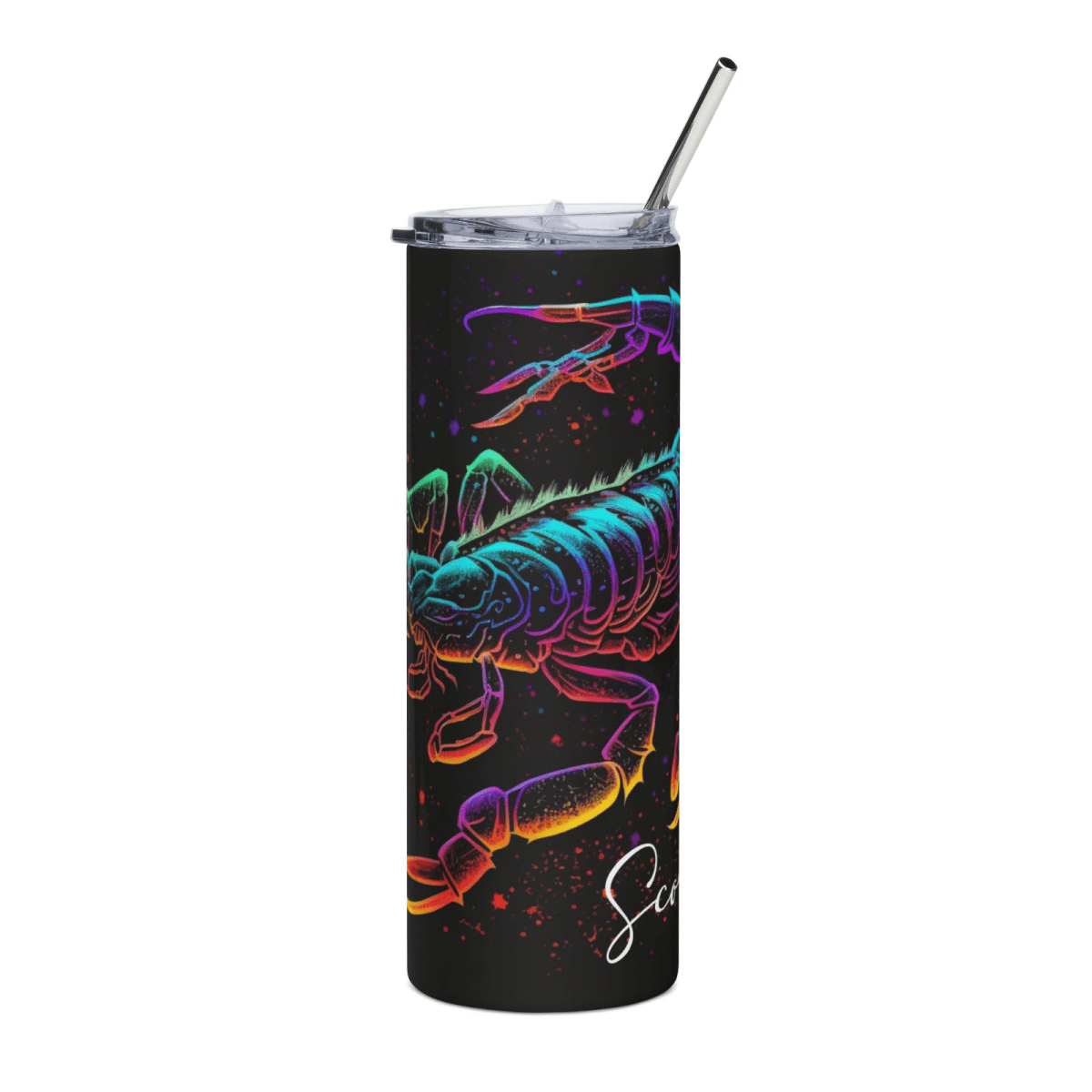 20oz Zodiac Skinny Tumbler Insulated Stainless Steel – Astrology Gift Cup, - East Coast Gifts
