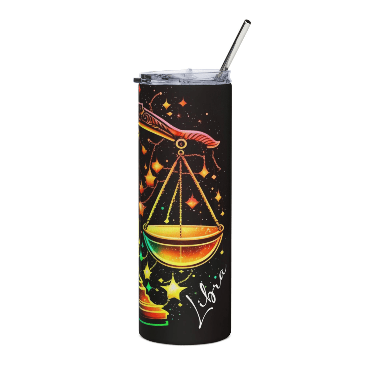 20oz Zodiac Skinny Tumbler Insulated Stainless Steel – Astrology Gift Cup, - East Coast Gifts