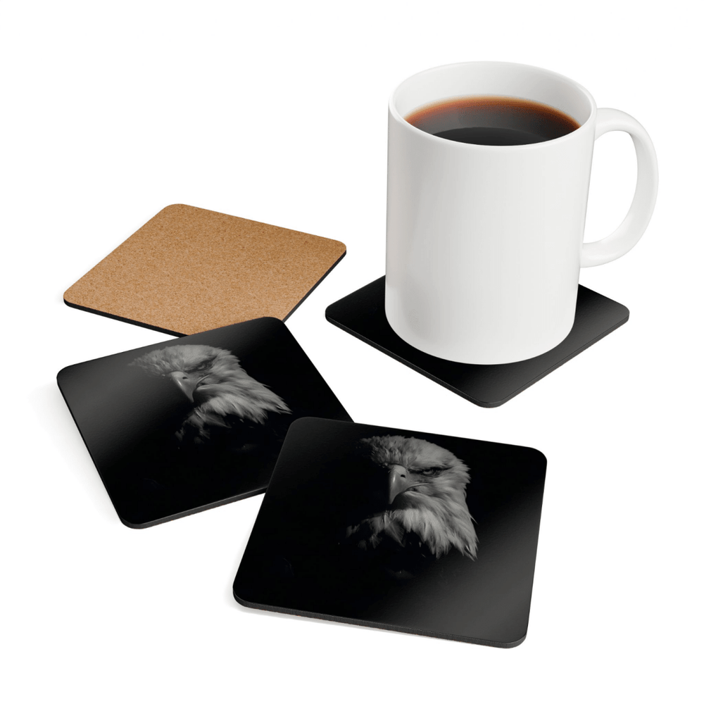 4 Set Majestic Animals Coaster - Wild Animal Safari Forest Dad Gift - East Coast Gifts