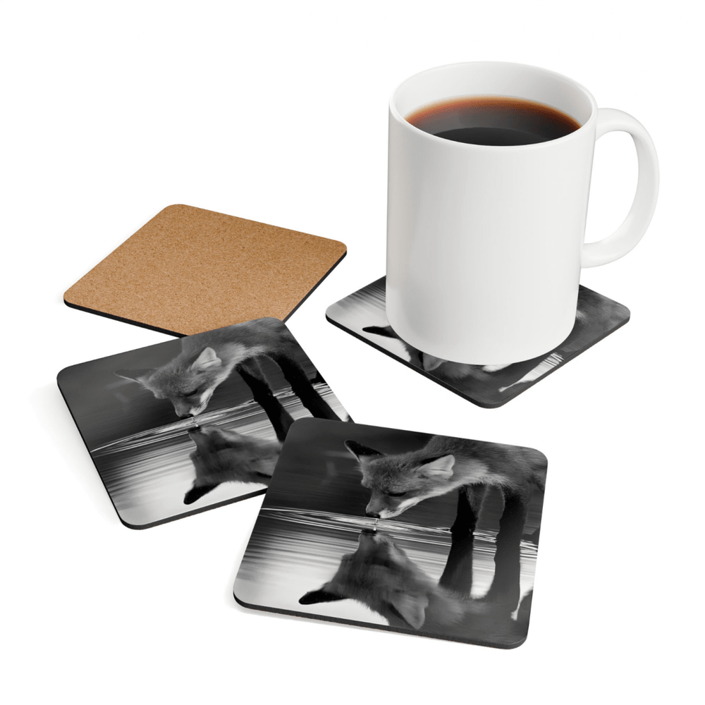 4 Set Majestic Animals Coaster - Wild Animal Safari Forest Dad Gift - East Coast Gifts