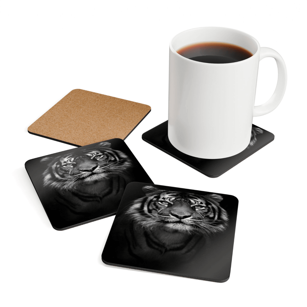 4 Set Majestic Animals Coaster - Wild Animal Safari Forest Dad Gift - East Coast Gifts
