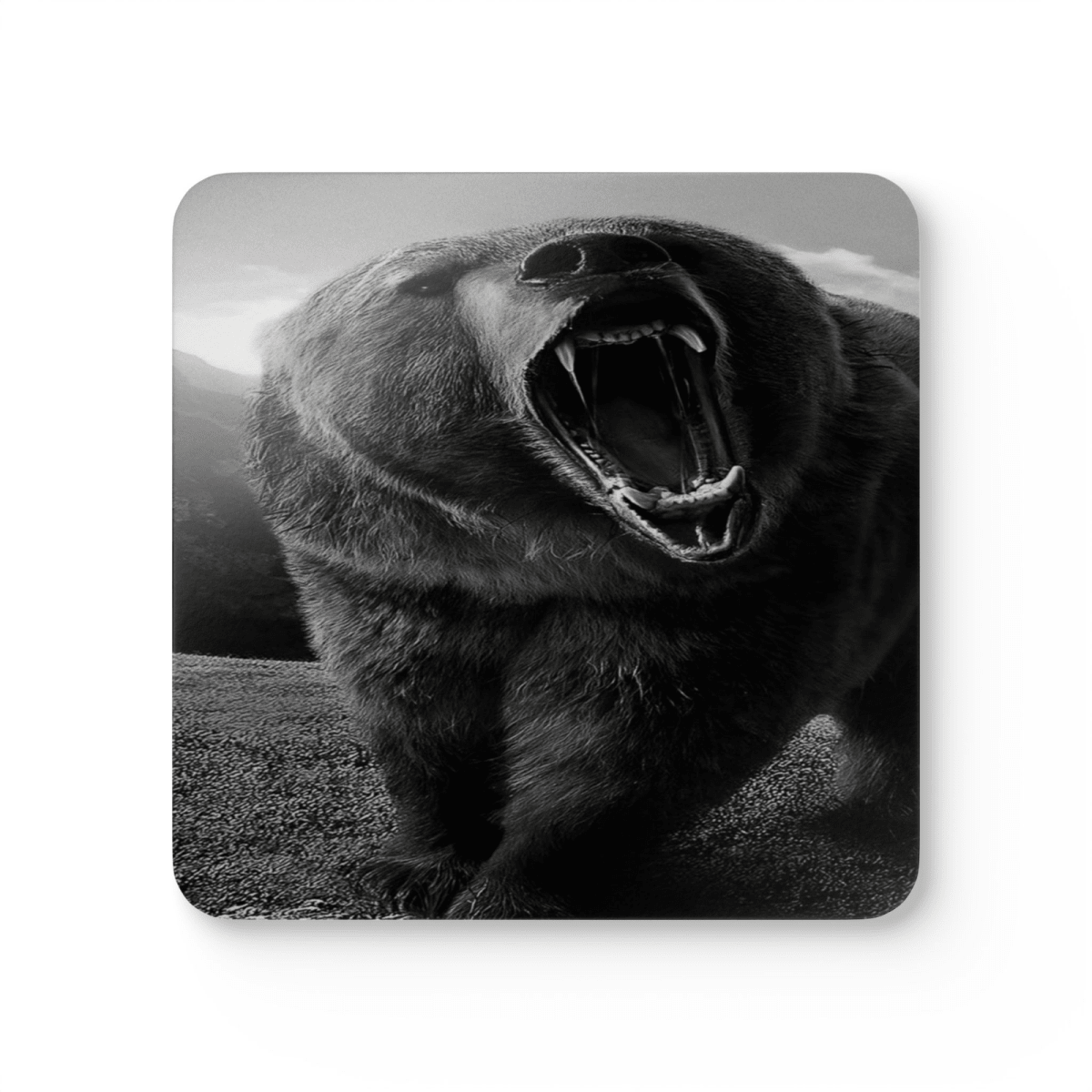 4 Set Majestic Animals Coaster - Wild Animal Safari Forest Dad Gift - East Coast Gifts