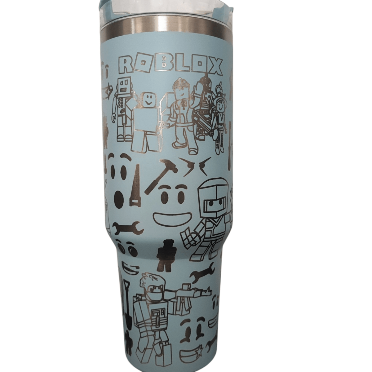 40oz Gaming Inspired Engraved Tumbler – Stainless Steel Travel Mug - East Coast Gifts