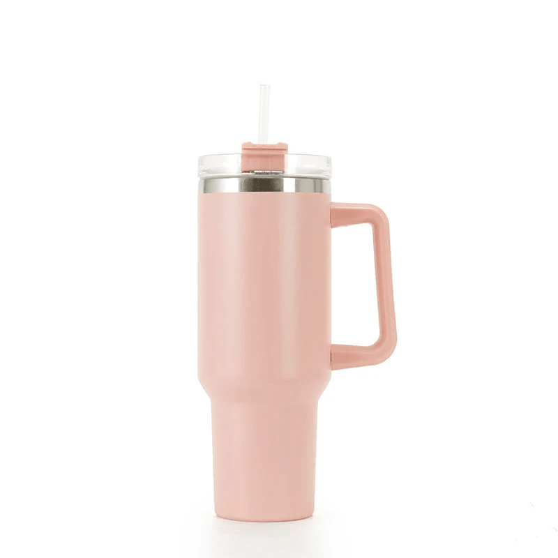 40oz Stanley - Style Highland Cow Engraved Tumbler Custom Reusable Mug 9 Colours - East Coast Gifts