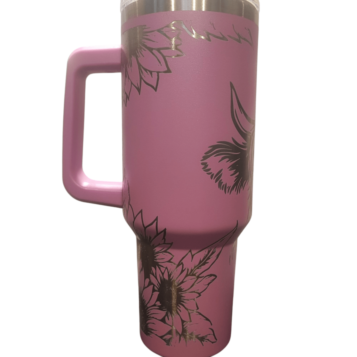 40oz Stanley - Style Highland Cow Engraved Tumbler Custom Reusable Mug 9 Colours - East Coast Gifts