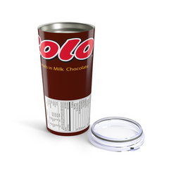 Nestle Rolo Inspired 20 oz, Stainless Steel Tumbler, Hot or Cold