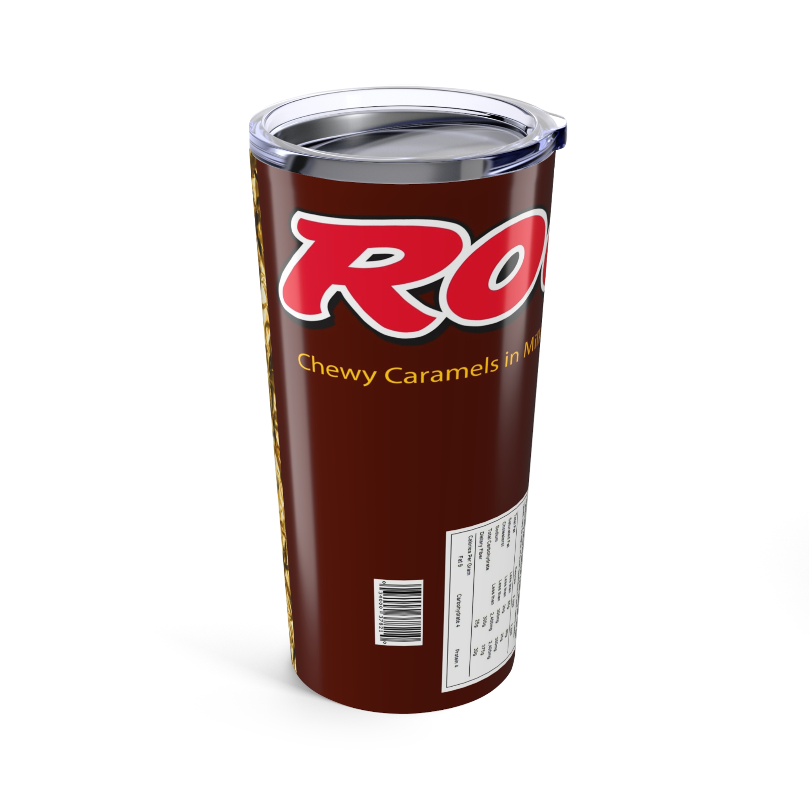 Nestle Rolo Inspired 20 oz, Stainless Steel Tumbler, Hot or Cold