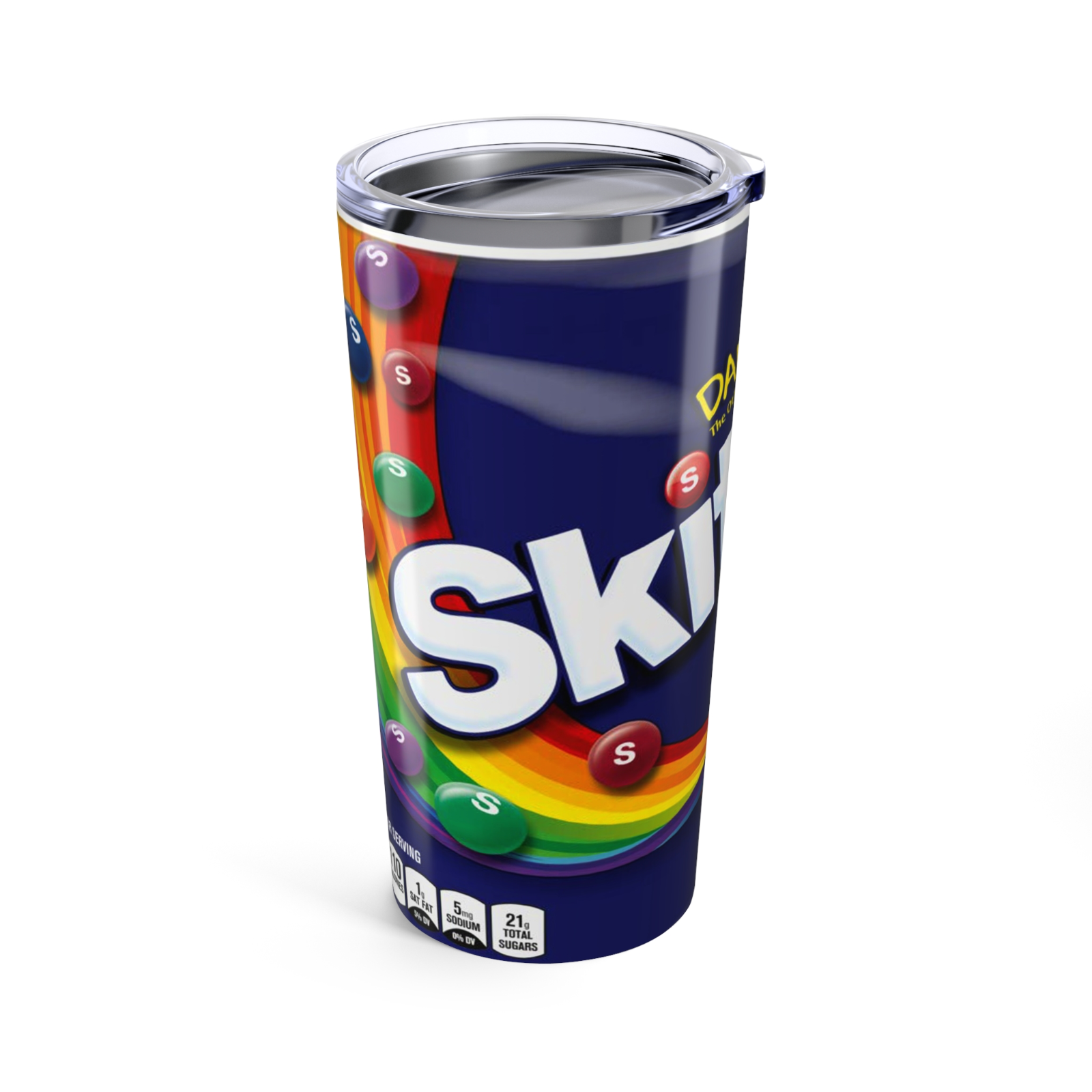 🌈 Taste the Rainbow Skittles-Inspired 20oz Stainless Steel Tumbler –Insulated🌈