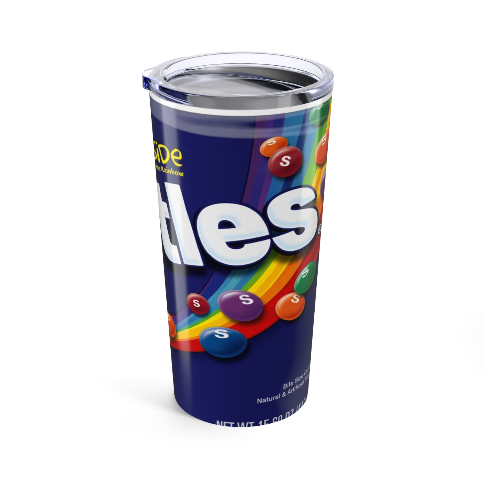 🌈 Taste the Rainbow Skittles-Inspired 20oz Stainless Steel Tumbler –Insulated🌈