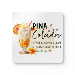 Drink Coaster Bar Kitchen cocktail recipe single or complete set of 16