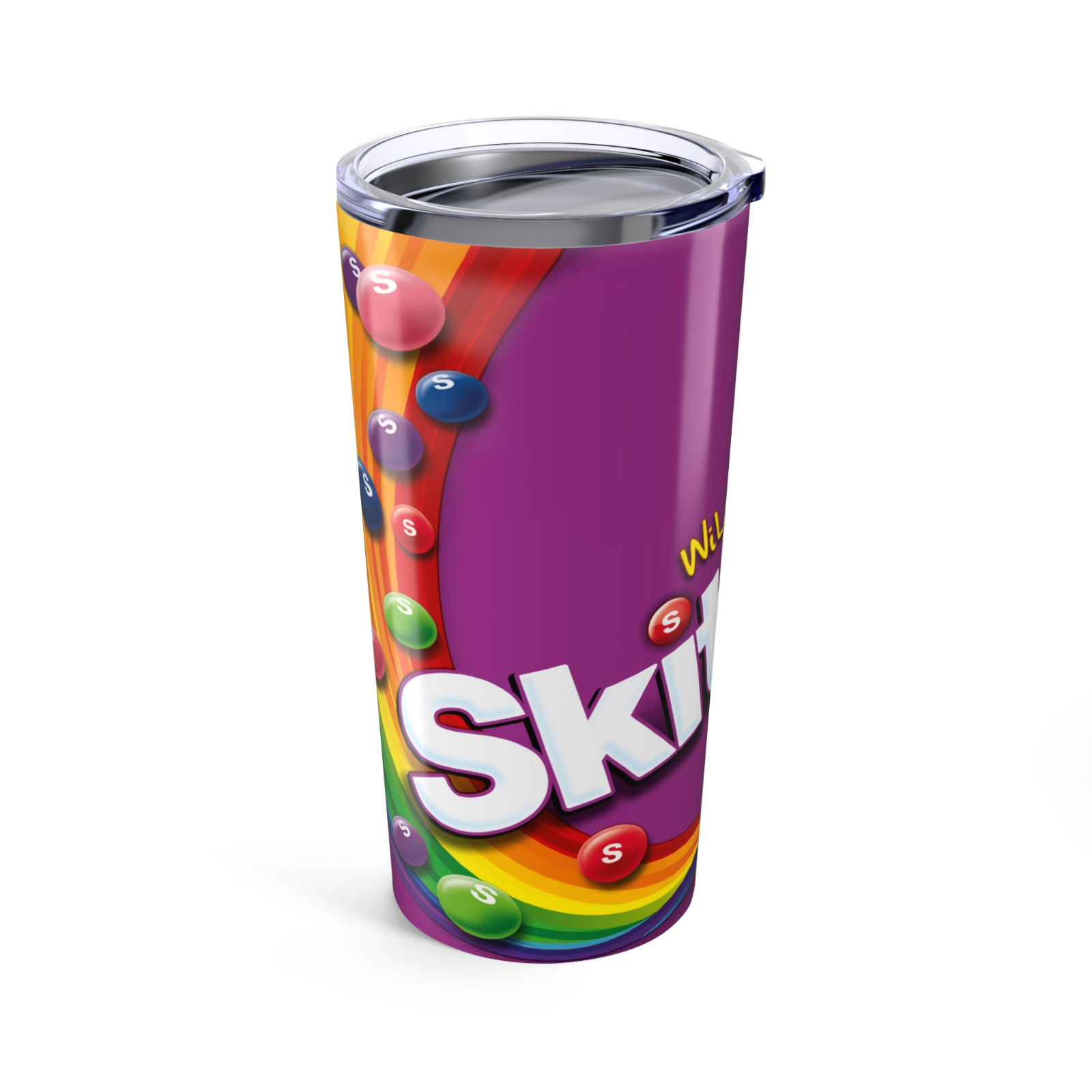 🌈 Taste the Rainbow Skittles-Inspired 20oz Stainless Steel Tumbler –Insulated🌈