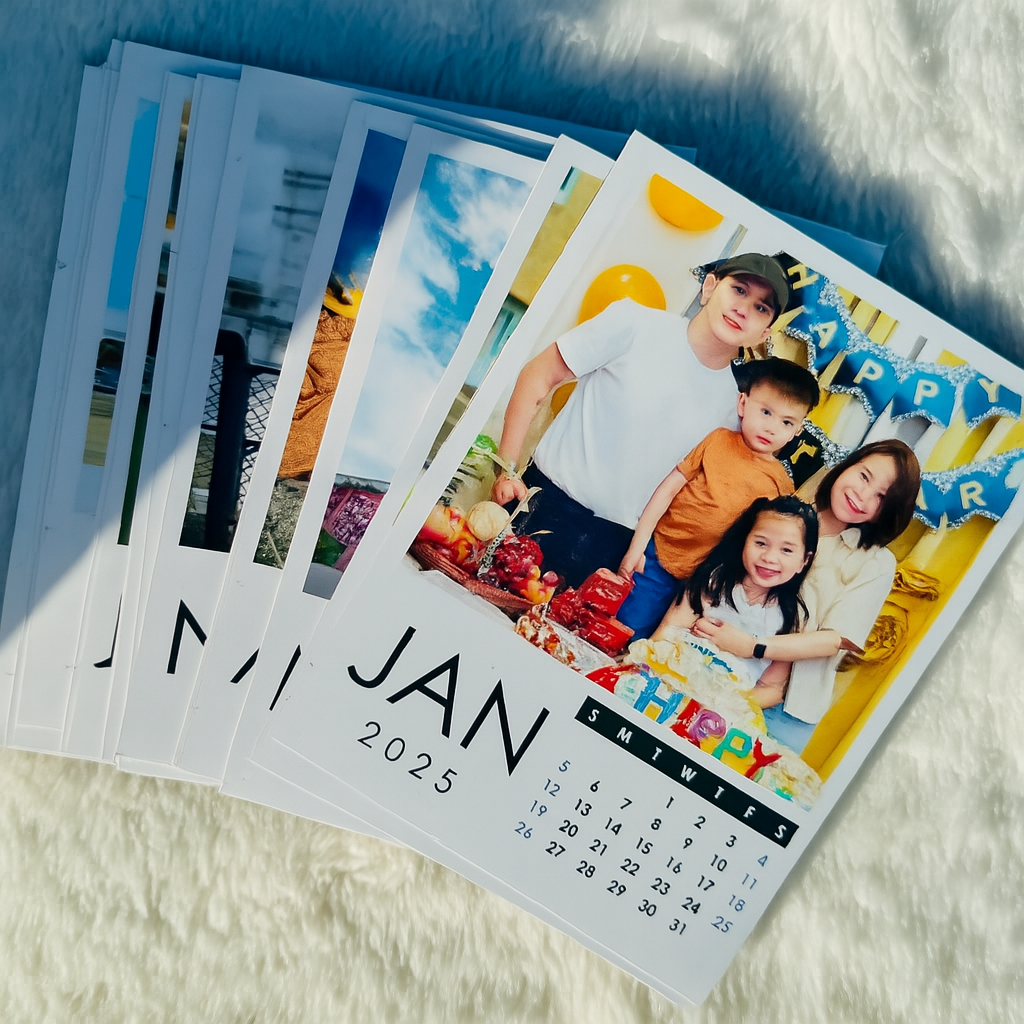 Personalized Photo Calendar Fridge Magnets – Custom Family Set