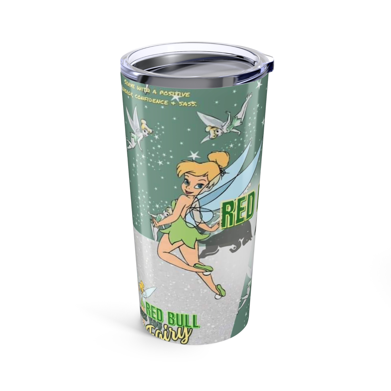 Disney-Inspired Tinkerbell Cup – Fairy Glitter Tumbler – Fast UK Dispatch