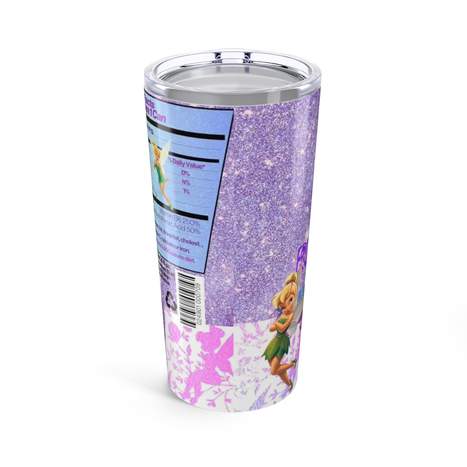 Disney-Inspired Tinkerbell Cup – Fairy Glitter Tumbler – Fast UK Dispatch