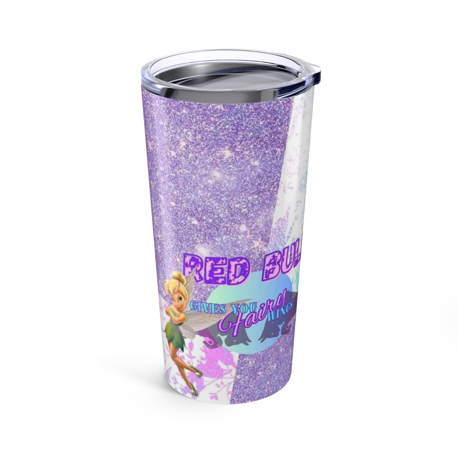 Disney-Inspired Tinkerbell Cup – Fairy Glitter Tumbler – Fast UK Dispatch