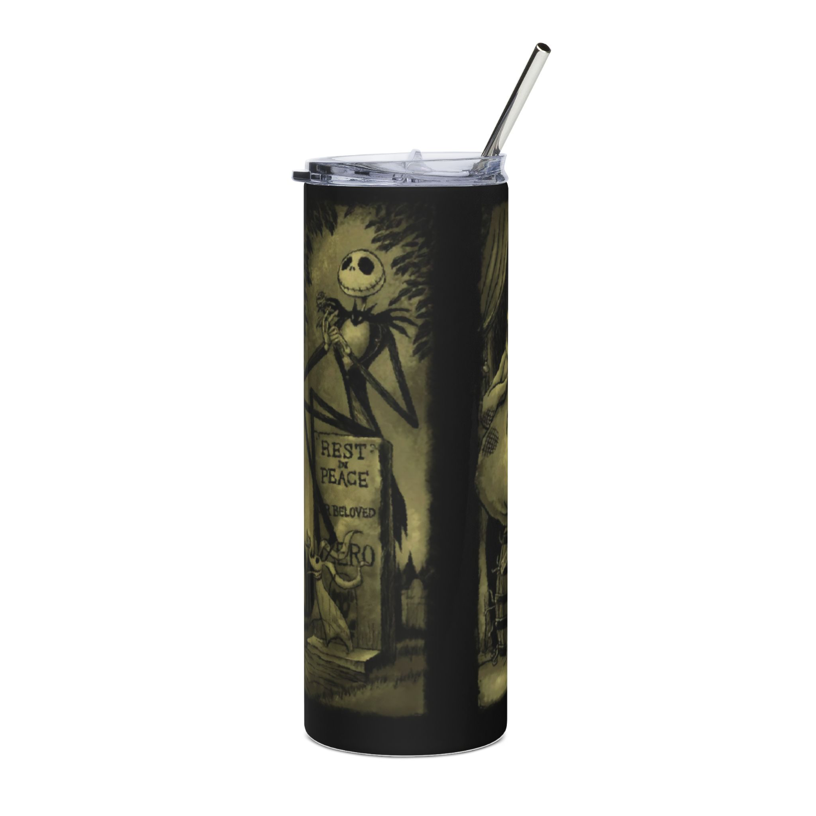 20oz Nightmare Before Christmas Gothic Tumbler – Jack Skellington & Oogie Mug